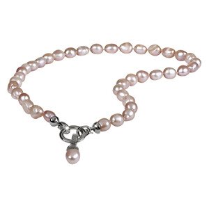 JwL Luxury Pearls Náhrdelník z pravých růžových perel JL0555