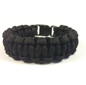 Cordell Paracord náramek Solomon Černá XL ( 20 - 21 cm )