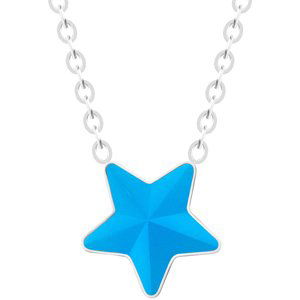 Preciosa Ocelový náhrdelník s matnou hvězdičkou Virgo Akva 7342 77