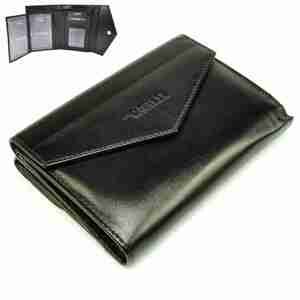 Cavaldi Černá kožená dámská peněženka