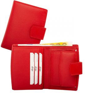 Dariya bags Červená peněženka kožená dámská