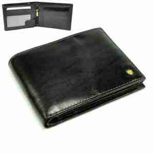 Rovicky Černá pánská kožená peněženka