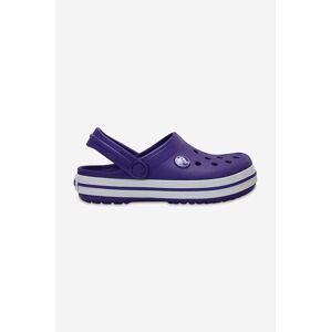 Dětské pantofle Crocs CROCBAND 204537 fialová barva