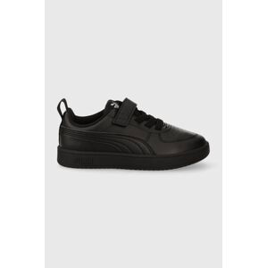 Dětské sneakers boty Puma Rickie černá barva