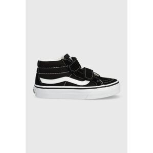 Dětské tenisky Vans UY SK8-Mid Reissue V VN00018TBD61 černá barva