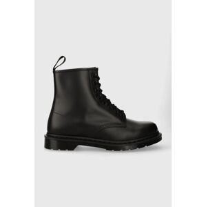 Kožené boty Dr. Martens 1460 Mono pánské, černá barva, 14353001-Black