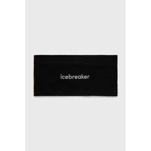 Čelenka Icebreaker Mer 200 Oasis Headband černá barva, IB0A56SG0011