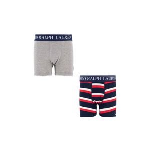 Dětské boxerky Polo Ralph Lauren 2-pack šedá barva