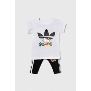 Dětská souprava adidas Originals x Hello Kitty bílá barva