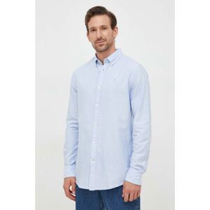 Bavlněné tričko Barbour Oxtown slim, s límečkem button-down