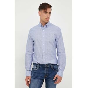 Bavlněné tričko Gant regular, s límečkem button-down