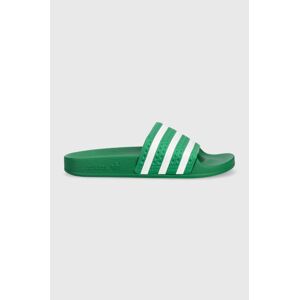 Pantofle adidas Originals Adilette dámské, zelená barva, IE9617