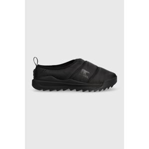 Pantofle Sorel ONA RMX PUFFY SLIP černá barva, 2058701010
