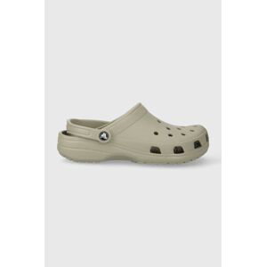 Pantofle Crocs Classic pánské, šedá barva, 10001