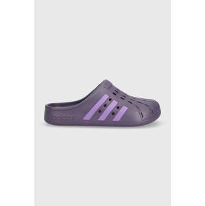 Pantofle adidas fialová barva