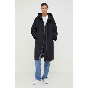 Parka Marc O'Polo dámská, černá barva, přechodná, oversize