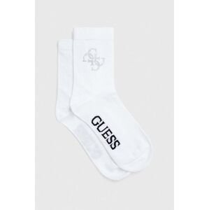 Ponožky Guess dámské, bílá barva, O3YY00 KBZU0