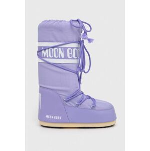 Sněhule Moon Boot ICON NYLON fialová barva, 14004400.089