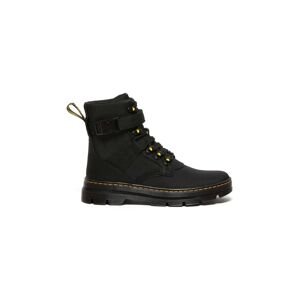 Kožené workery Dr. Martens Combs Tech II dámské, černá barva, na plochém podpatku, DM27800001