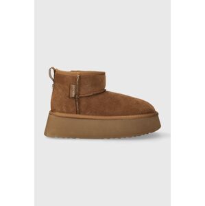 Semišové sněhule Steve Madden Campfire hnědá barva, SM11002737