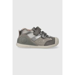 Dětské sneakers boty Biomecanics šedá barva