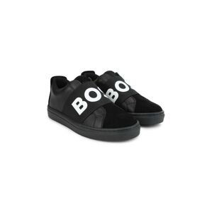 Dětské sneakers boty BOSS černá barva