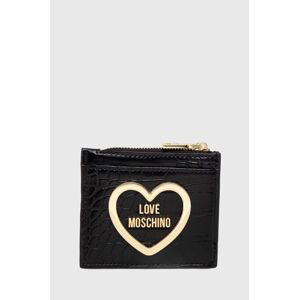 Peněženka Love Moschino černá barva