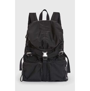 Batoh AllSaints REN HIKING BACKPACK pánský, černá barva, velký, hladký