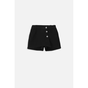 Dětská riflová sukně Coccodrillo černá barva, mini, áčková