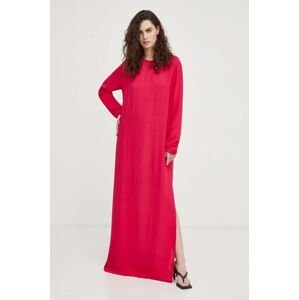 Šaty Herskind růžová barva, maxi