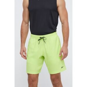 Tréninkové šortky Reebok Workout Ready zelená barva