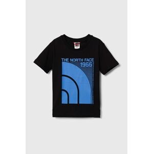 Dětské bavlněné tričko The North Face B GRAPHIC S/S TEE 1 černá barva, s potiskem