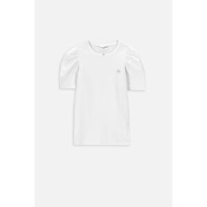 Dětské tričko Coccodrillo bílá barva