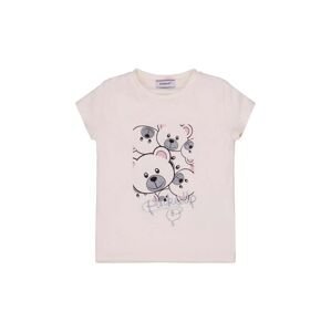 Dětské tričko Pinko Up béžová barva