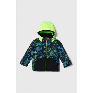 Dětská lyžařská bunda Quiksilver zelená barva