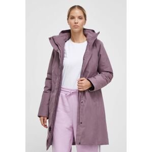 Péřová bunda Marmot Chalsea dámská, fialová barva, zimní