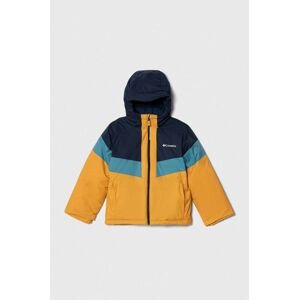 Dětská lyžařská bunda Columbia oranžová barva