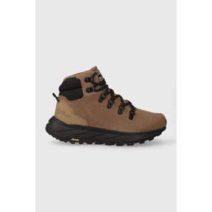 Boty Jack Wolfskin Terraventure Urban Mid dámské, hnědá barva