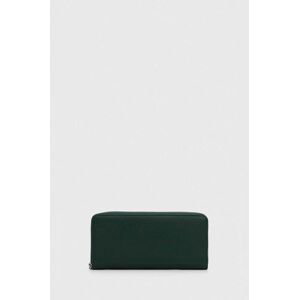 Kožená peněženka Answear Lab zelená barva