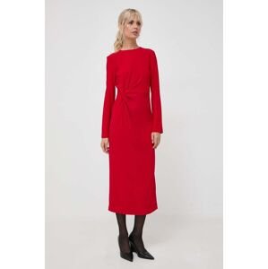 Šaty Liviana Conti červená barva, maxi