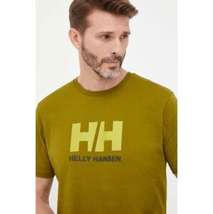 Tričko Helly Hansen HH LOGO T-SHIRT bílá barva, s aplikací, 33979
