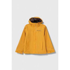 Dětská bunda Columbia Watertight Jacket žlutá barva