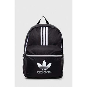 Batoh adidas Originals černá barva, velký, s potiskem