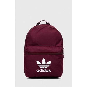 Batoh adidas Originals vínová barva, velký, s potiskem