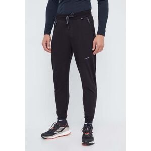 Sportovní kalhoty Viking Hazen pánské, černá barva, hladké