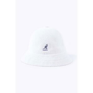 Klobouk Kangol Bermuda Casual 0397BC WHITE bílá barva, 0397BC.WHITE-WHITE