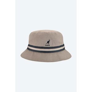 Bavlněný klobouk Kangol Stripe Lahinch tmavomodrá barva, K4012SP.GREY-GREY