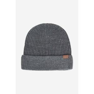 Čepice Kangol šedá barva, z husté pleteniny, K0702CO-FLANNEL