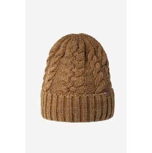 Čepice Kangol Cable Beanie HEATHER hnědá barva, z husté pleteniny, K3376HT-TANHEATHER