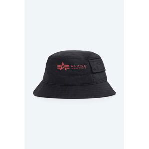 Klobouk Alpha Industries černá barva, 116911.94-black